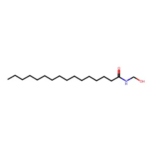 N-(Hydroxymethyl)hexadecan-1-amide structure