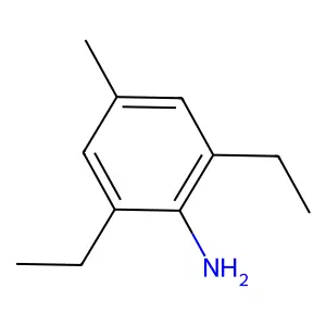 2,6-Diethyl-p-toluidine structure