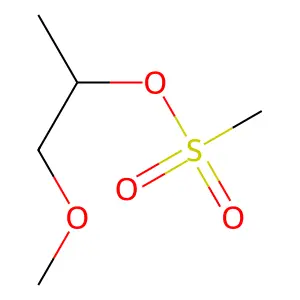 1-Methoxypropan-2-yl methanesulfonate structure