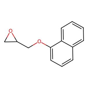 2-((1-Naphthalenyloxy)methyl)oxirane structure
