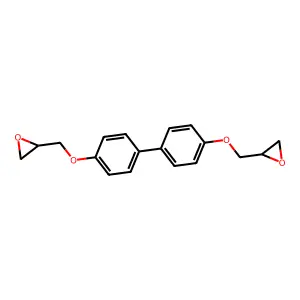 4,4'-Bis(2,3-epoxypropoxy)biphenyl structure