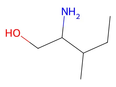 2-Amino-3-methylpentan-1-ol structure