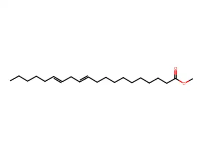 Methyl icosa-11,14-dienoate structure