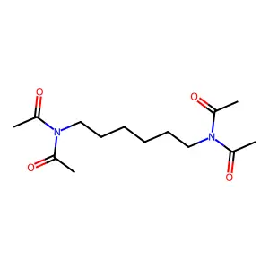 Acetamide, N,N'-1,6-hexanediylbis(N-acetyl- structure