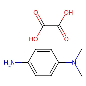 1,4-Benzenediamine, N1,N1-dimethyl-, ethanedioate (1:1) structure