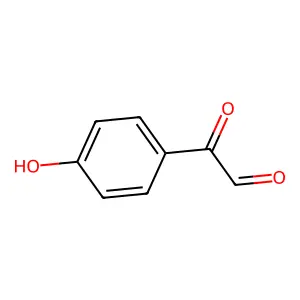 4-Hydroxyphenylglyoxal structure