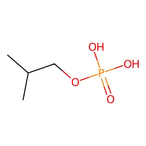 2-Methylpropyl dihydrogen phosphate structure