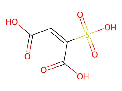 2-Sulfobut-2-enedioic acid structure