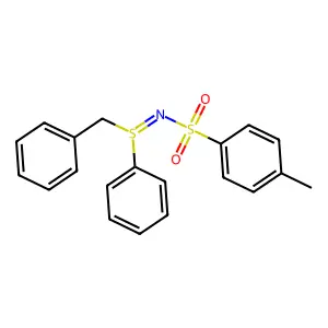 4-Methyl-N-(phenyl(phenylmethyl)-lambda4-sulfanylidene)benzenesulfonamide structure