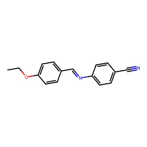 4-((4-Ethoxybenzylidene)amino)benzonitrile structure