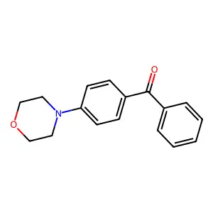 4-Morpholinobenzophenone structure