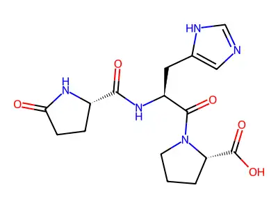 PGlu-3-methyl-His-Pro-NH2 structure