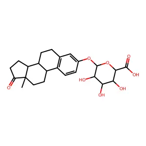 Estrone 3-glucuronide structure