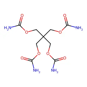 1,3-Propanediol, 2,2-bis(((aminocarbonyl)oxy)methyl)-, 1,3-dicarbamate structure