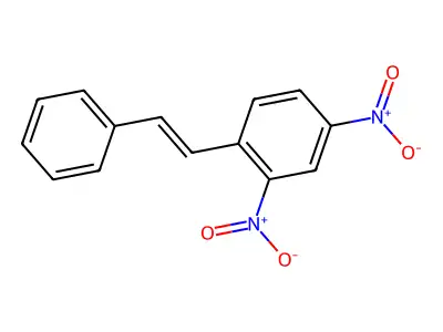 2,4-Dinitro-1-(2-phenylethenyl)benzene structure