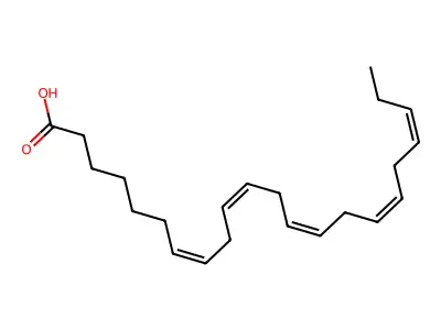 Docosa-7,10,13,16,19-pentaenoic acid structure