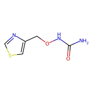 Urea, (4-thiazolylmethoxy)- structure