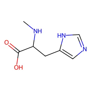 N-methyl-L-histidine structure
