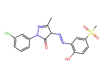 C17H15ClN4O4S structure