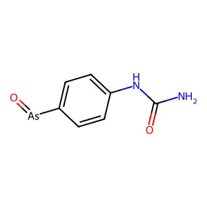 Arsine, 4-carbamidophenyloxo- structure