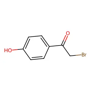2-Bromo-1-(4-hydroxyphenyl)ethanone structure