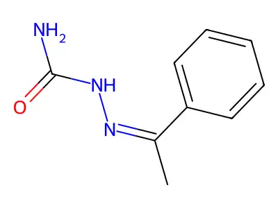 (1-Phenylethylideneamino)urea structure