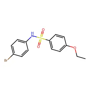 N-(4-bromophenyl)-4-ethoxybenzenesulfonamide structure