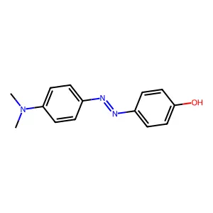 4-Hydroxy-4'-dimethylaminoazobenzene structure