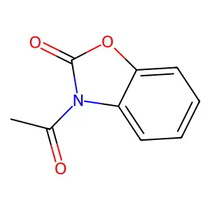 3-Acetyl-2(3H)-benzoxazolone structure