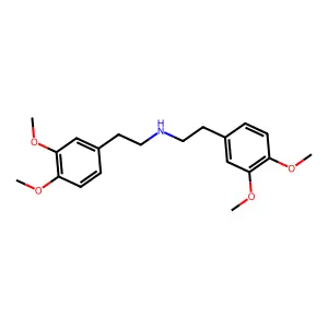 N-(2-(3,4-Dimethoxyphenyl)ethyl)-3,4-dimethoxybenzeneethanamine structure