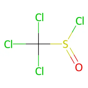 Trichloromethanesulphinyl chloride structure