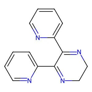 Pyrazine, 2,3-dihydro-5,6-di-2-pyridinyl- structure