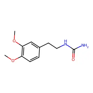 N-(2-(3,4-Dimethoxyphenyl)ethyl)urea structure