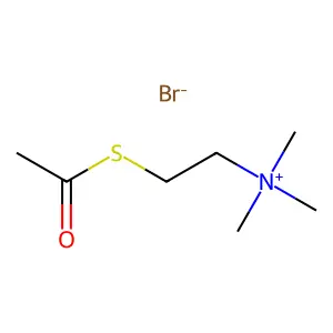 2-Acetylthioethyltrimethylammonium bromide structure