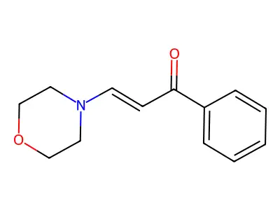 2-Propen-1-one, 3-(4-morpholinyl)-1-phenyl- structure