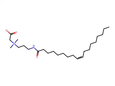 2-[Dimethyl-[3-(octadec-9-enoylamino)propyl]azaniumyl]acetate structure