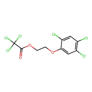 Acetic acid, trichloro-, 2-(2,4,5-trichlorophenoxy)ethyl ester structure