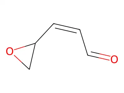 4,5-Epoxy-2-penten-1-one structure