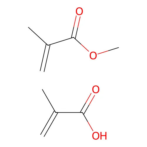 Methyl 2-methylprop-2-enoate;2-methylprop-2-enoic acid structure
