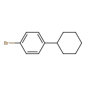 1-Bromo-4-cyclohexylbenzene structure
