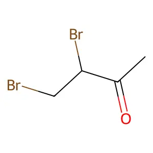 1,2-Dibromobutan-3-one structure