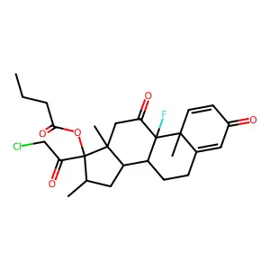 Clobetasonebutyrate structure