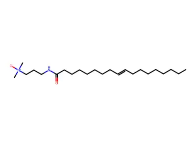 9-Octadecenamide, N-[3-(dimethyloxidoamino)propyl]-, (9Z)- structure
