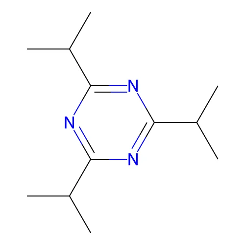 2,4,6-Tri(propan-2-yl)-1,3,5-triazine structure