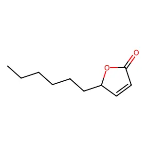 5-hexylfuran-2(5H)-one structure