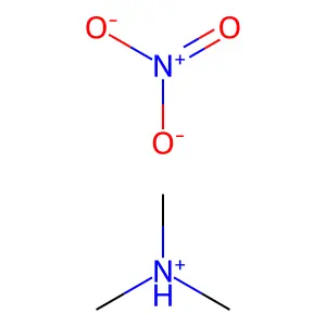 Trimethylammonium nitrate structure