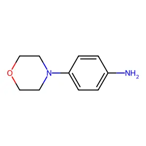 Benzenamine, 4-(4-morpholinyl)- structure