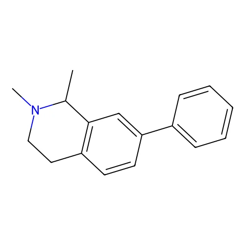 1,2-dimethyl-7-phenyl-3,4-dihydro-1H-isoquinoline structure