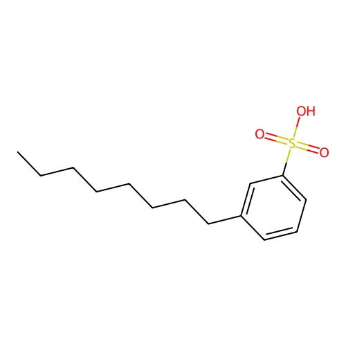 Benzenesulfonic acid, octyl- structure