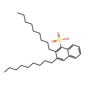 Naphthalenesulfonic acid, dinonyl- structure